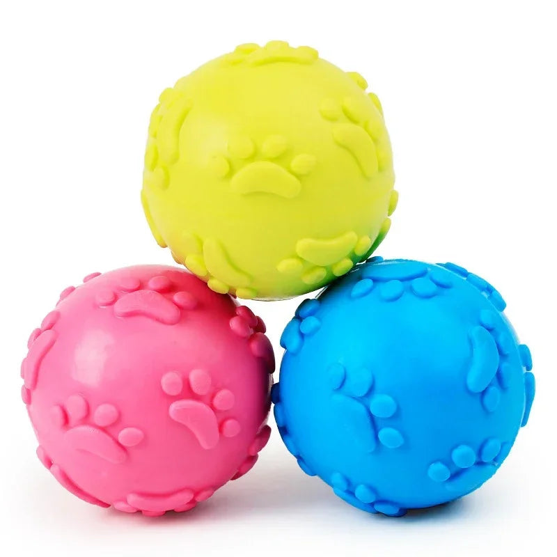 Juguete de Goma con Pinchos para Perros Pequeños - Limpieza Dental y Entrenamiento