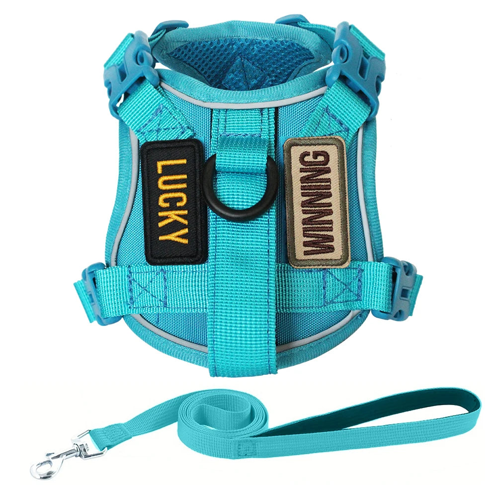 Cat & Dog Harness and Leash Set — Escape-Proof, Reflective & Adjustable