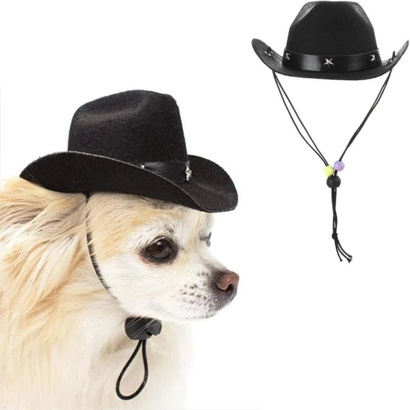 Cowboy Set for Dogs – Costume Hat and Bandana