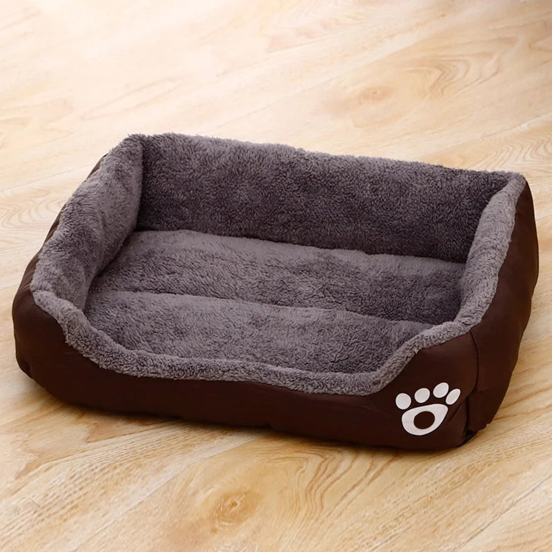 Plush Dog Bed – Non-Slip & Bite-Resistant