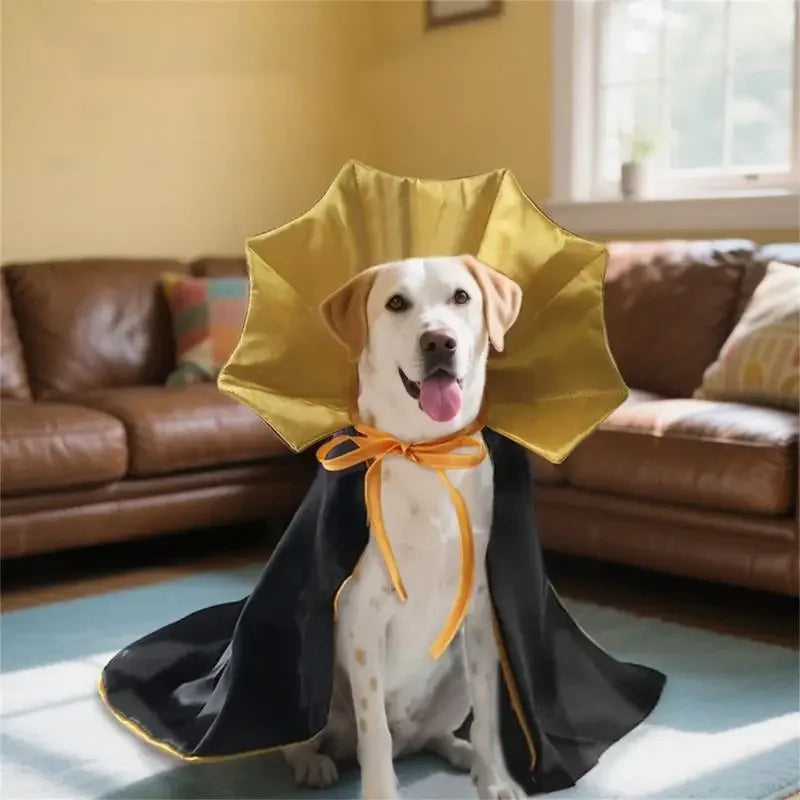 Halloween Cape for Dogs and Cats – Cosplay Costume with Lace-Up Design