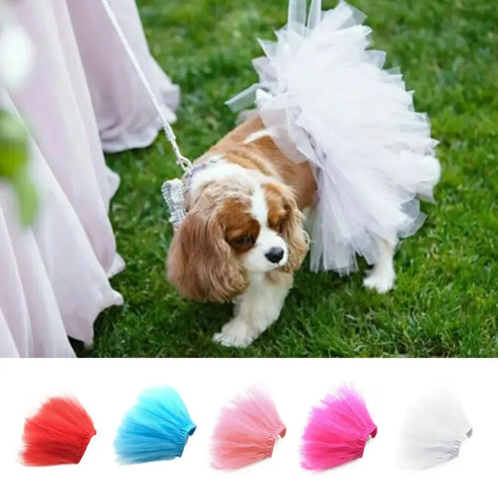 Tutu Dress for Dogs and Cats – Mesh Skirt for Pets