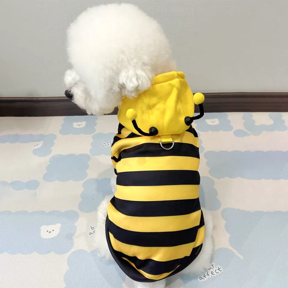 Bee Costume for Dogs & Cats – Adorable Hoodie for Halloween & Parties