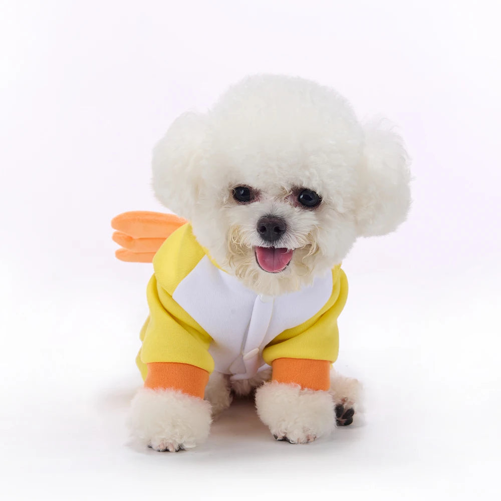 Yellow Chick Costume for Dogs – Halloween and Christmas Outfit