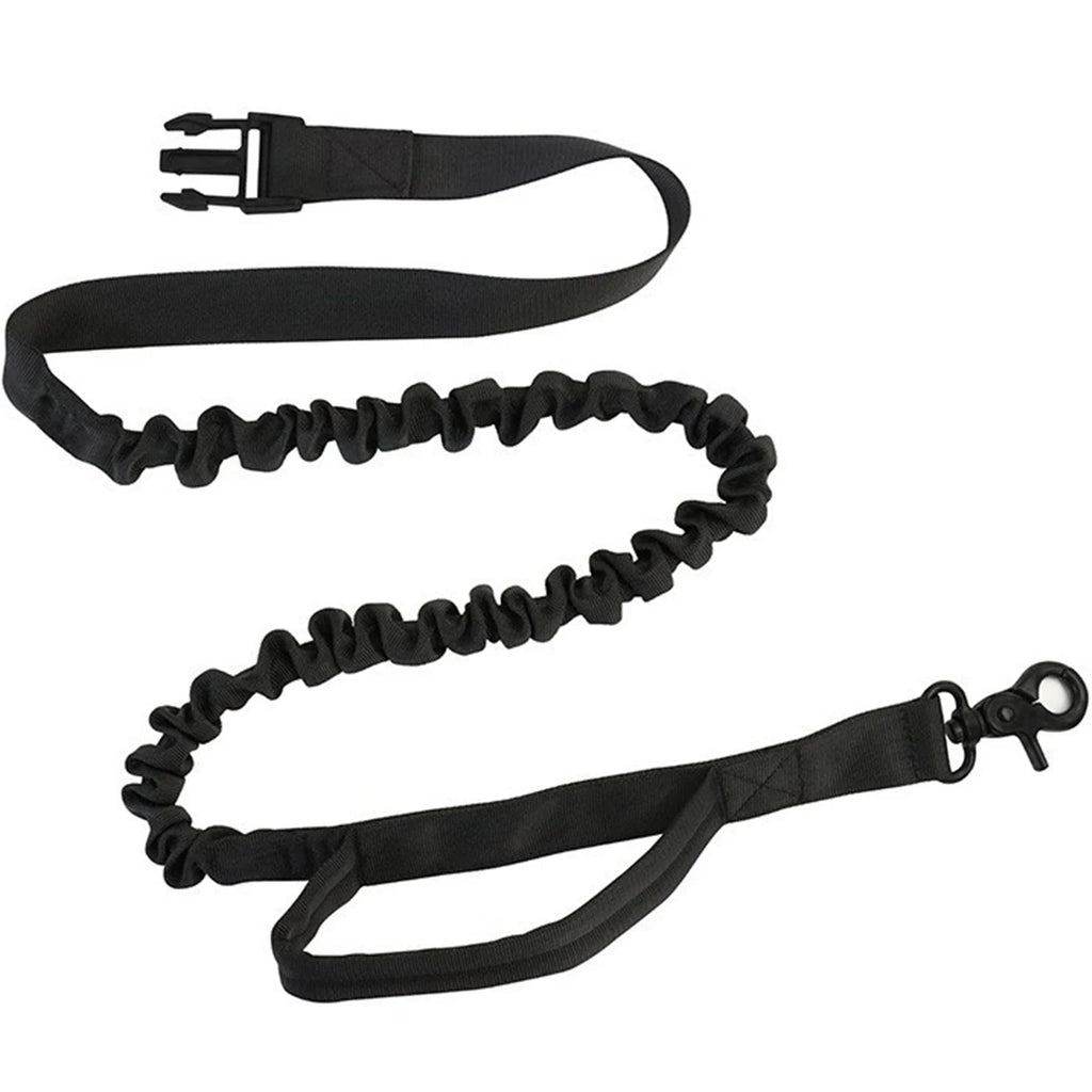 Hands-Free Dog Leash with Waist Bag — Reflective, Elastic, for Running & Walking