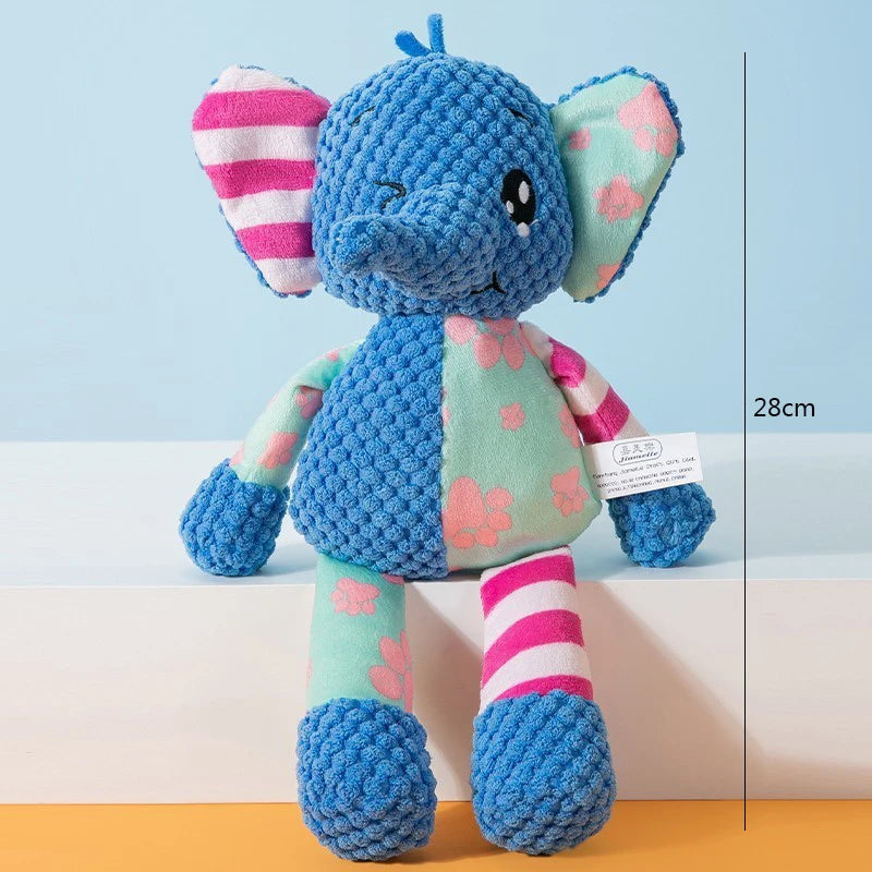 Juguete de Peluche con Sonido para Perros y Gatos - Animales Lindos, Interactivo