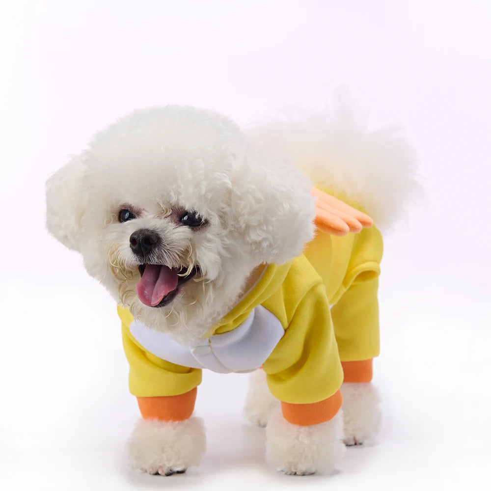 Yellow Chick Costume for Dogs – Halloween and Christmas Outfit
