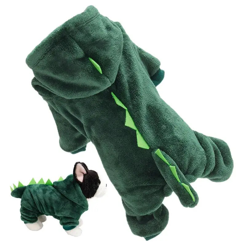 Dinosaur Hoodie for Dogs & Cats – Soft, Warm & Adorable