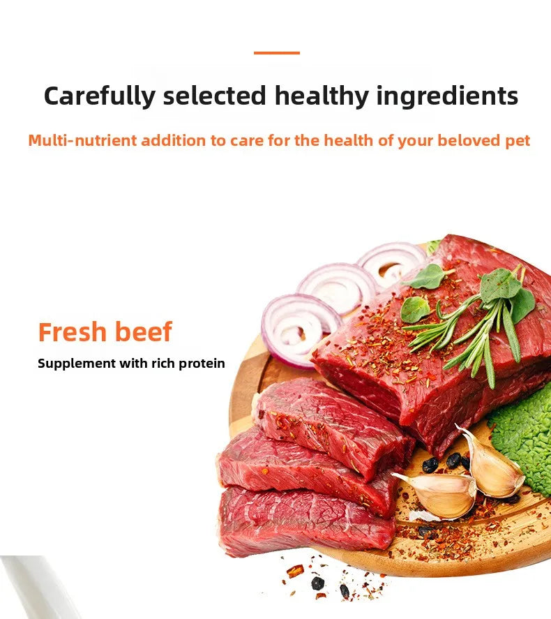 Dog Dental Chew Sticks - Beef Flavor, Dental Cleaning & Training