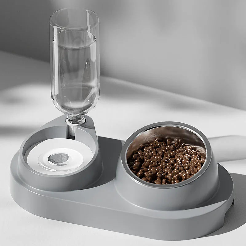 Automatic Water & Food Dispenser for Dogs and Cats – Non-Slip