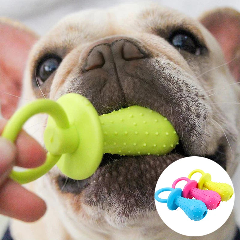 Juguete de Goma con Pinchos para Perros Pequeños - Limpieza Dental y Entrenamiento