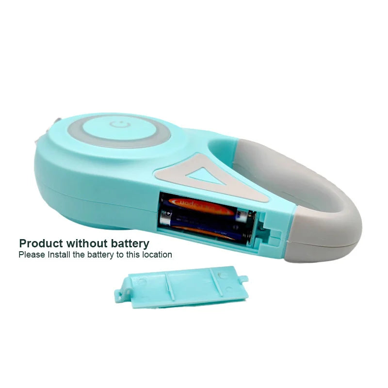 5M Retractable Dog Leash with LED Light — Durable Nylon for Night Walks