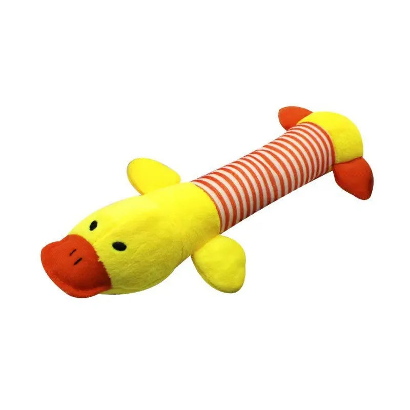 Juguetes de Peluche con Sonido para Perros y Gatos - Cerdo, Pato y Elefante