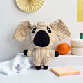 Juguete de Peluche con Sonido para Gatos y Perros - Diseño Mazorca Resistente a Mordidas