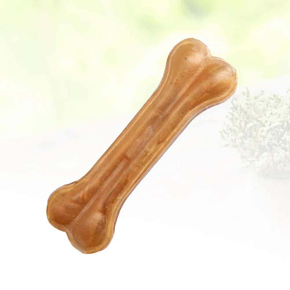 Hueso Masticable para Perros Pequeños y Cachorros - Cuero Crudo, Limpieza Dental