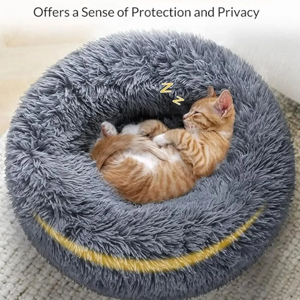 Luxury Round Pet Bed for Dogs & Cats – Ultra Soft & Warm