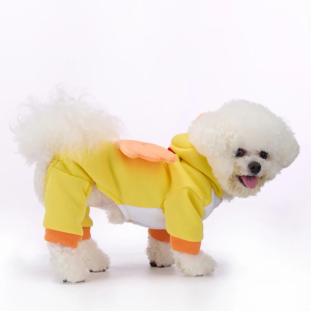 Yellow Chick Costume for Dogs – Halloween and Christmas Outfit
